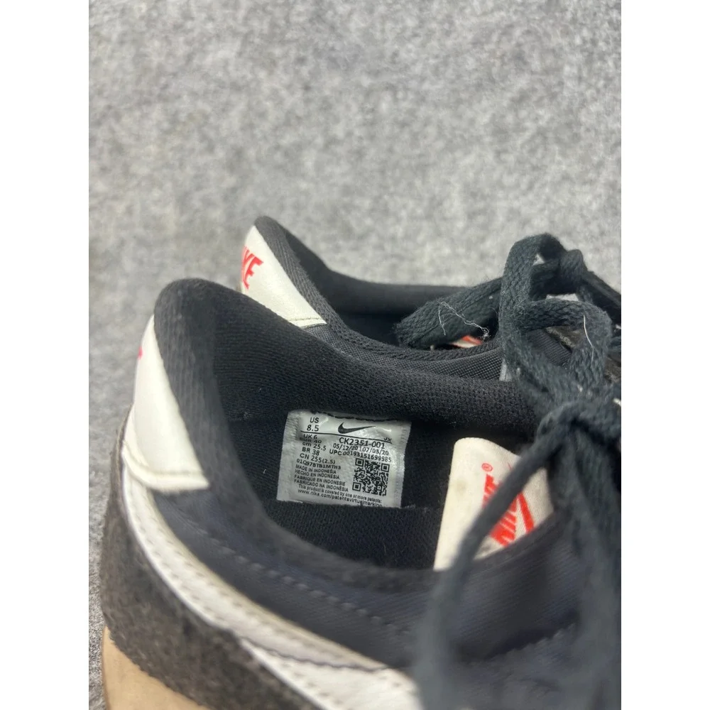 Nike Daybreak Sneakers Womens 8.5 Black White Waffle Sole CK2351-001